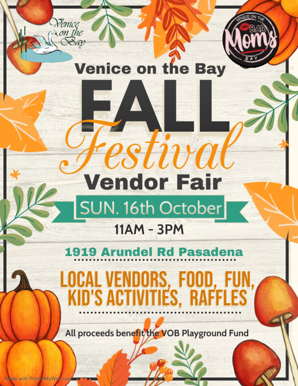 Venice on the Bay Fall Fest Vendor Fair Pasadena